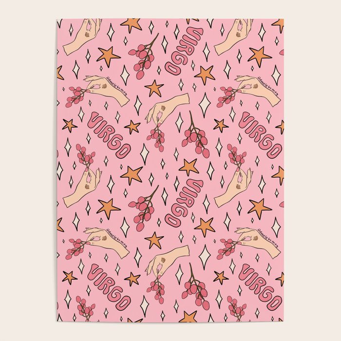 Virgo Lychee Print Poster Gallery Image 4