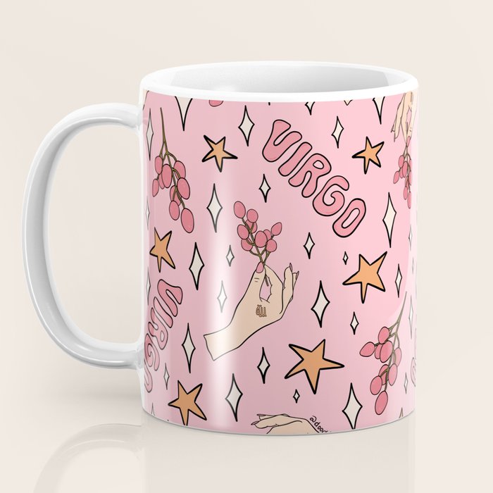 Virgo Lychee Print Coffee Mug Gallery Image 3