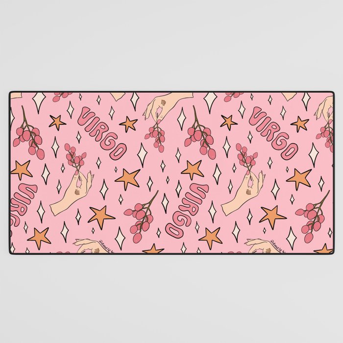 Virgo Lychee Print Desk Mat Gallery Image 3