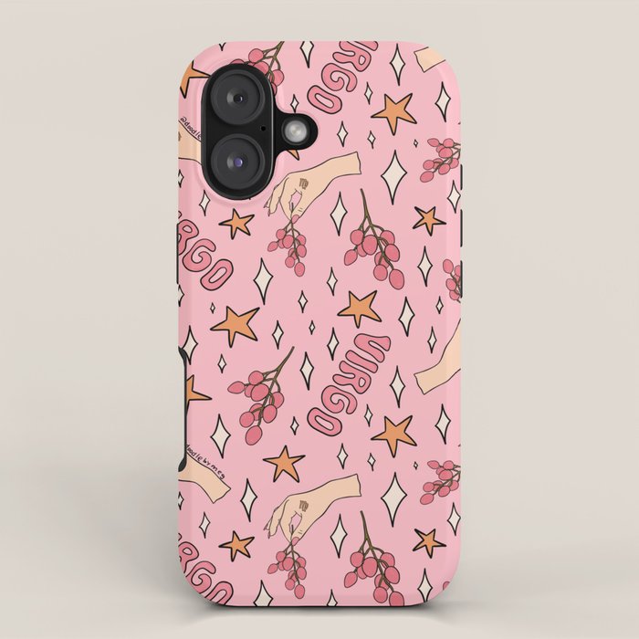 Virgo Lychee Print iPhone Case Gallery Image 1