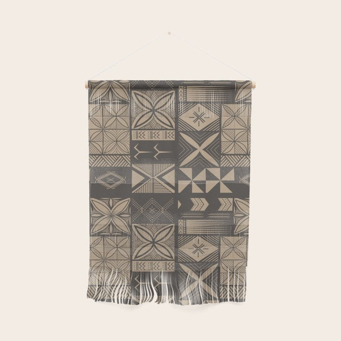 UrbanNesian Camo Siapo and Tatau Wall Hanging Gallery Image 1