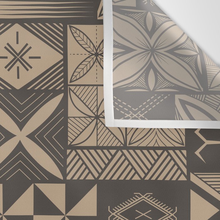 UrbanNesian Camo Siapo and Tatau Wall Tapestry Gallery Image 3