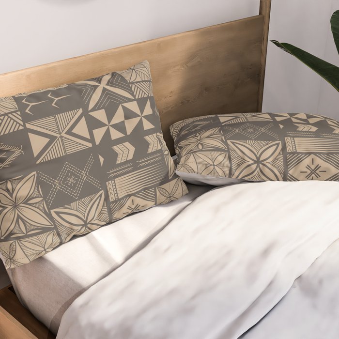 UrbanNesian Camo Siapo and Tatau Pillow Sham Gallery Image 2