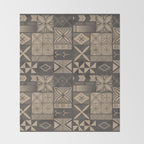 UrbanNesian Camo Siapo and Tatau Throw Blanket Gallery Image 2