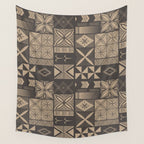 UrbanNesian Camo Siapo and Tatau Wall Tapestry Gallery Image 4