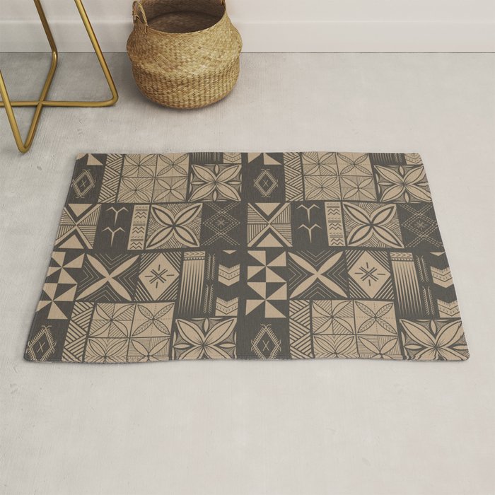 UrbanNesian Camo Siapo and Tatau Rug Gallery Image 1