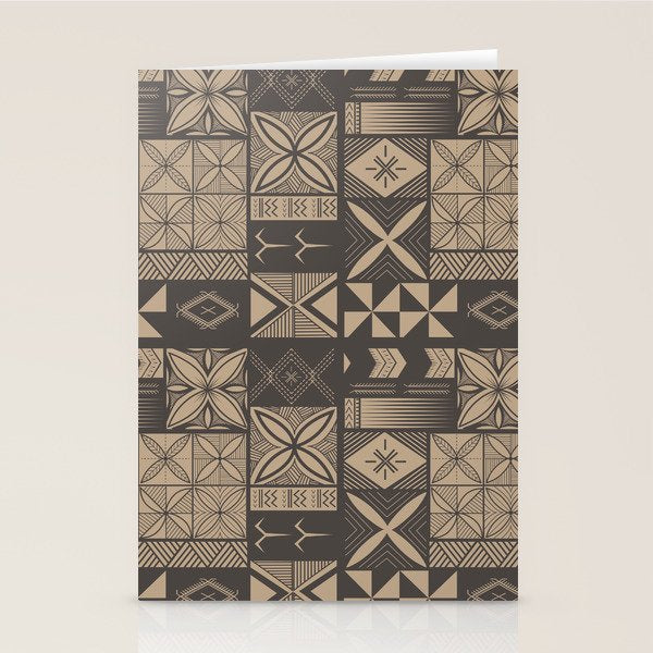 UrbanNesian Camo Siapo and Tatau Stationery Card Gallery Image 2