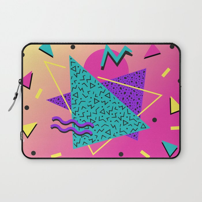 Memphis pattern 107 - 80s / 90s Retro Laptop Sleeve Gallery Image 1
