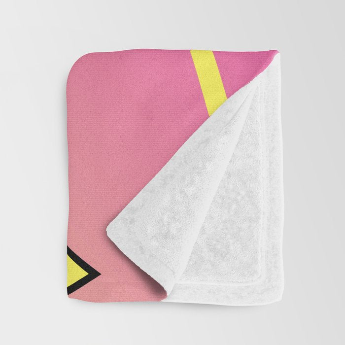 Memphis pattern 107 - 80s / 90s Retro Throw Blanket Gallery Image 3