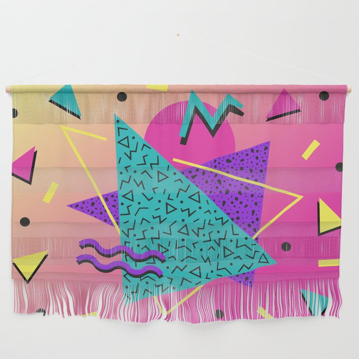 Memphis pattern 107 - 80s / 90s Retro Wall Hanging Gallery Image 1