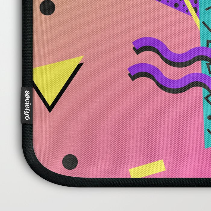 Memphis pattern 107 - 80s / 90s Retro Laptop Sleeve Gallery Image 3