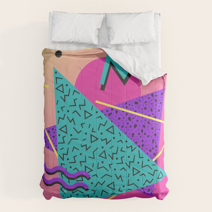 Memphis pattern 107 - 80s / 90s Retro Comforter Gallery Image 6