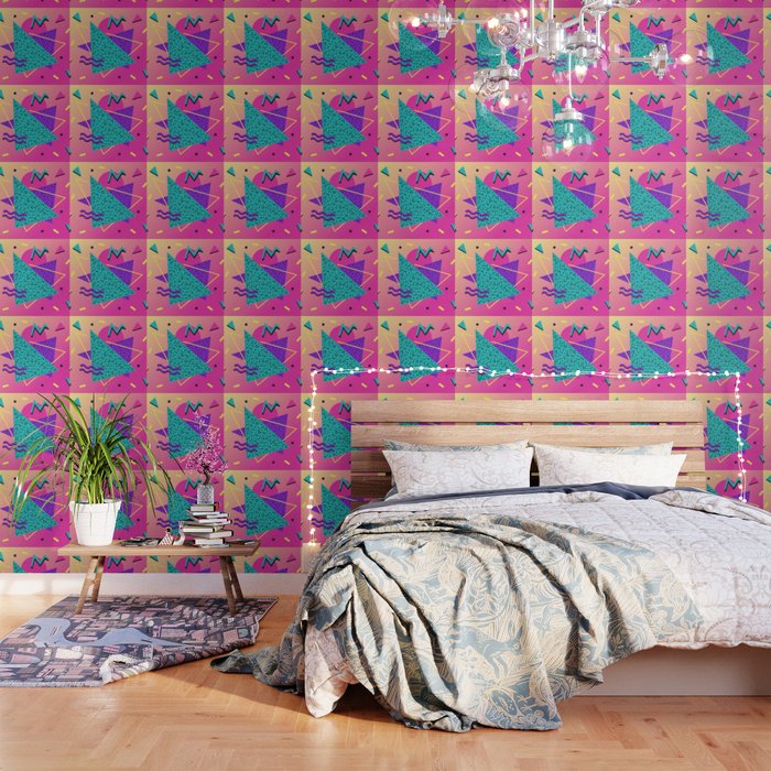 Memphis pattern 107 - 80s / 90s Retro Wallpaper Gallery Image 1