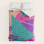 Memphis pattern 107 - 80s / 90s Retro Duvet Cover Gallery Image 6