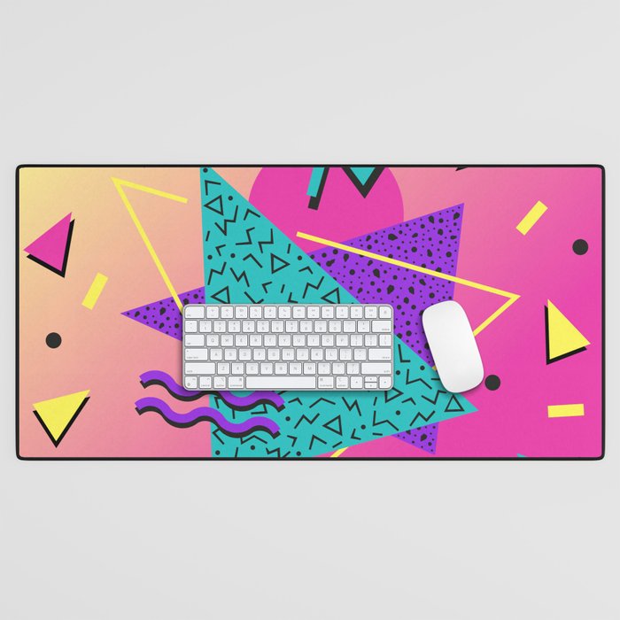 Memphis pattern 107 - 80s / 90s Retro Desk Mat Gallery Image 1