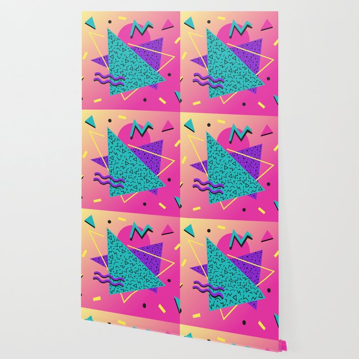 Memphis pattern 107 - 80s / 90s Retro Wallpaper Gallery Image 2