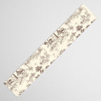 Toile de Jouy Vintage French Sepia Romantic Pastoral  Table Runner Gallery Image 3