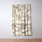 Toile de Jouy Vintage French Sepia Romantic Pastoral  Window Curtain Gallery Image 3