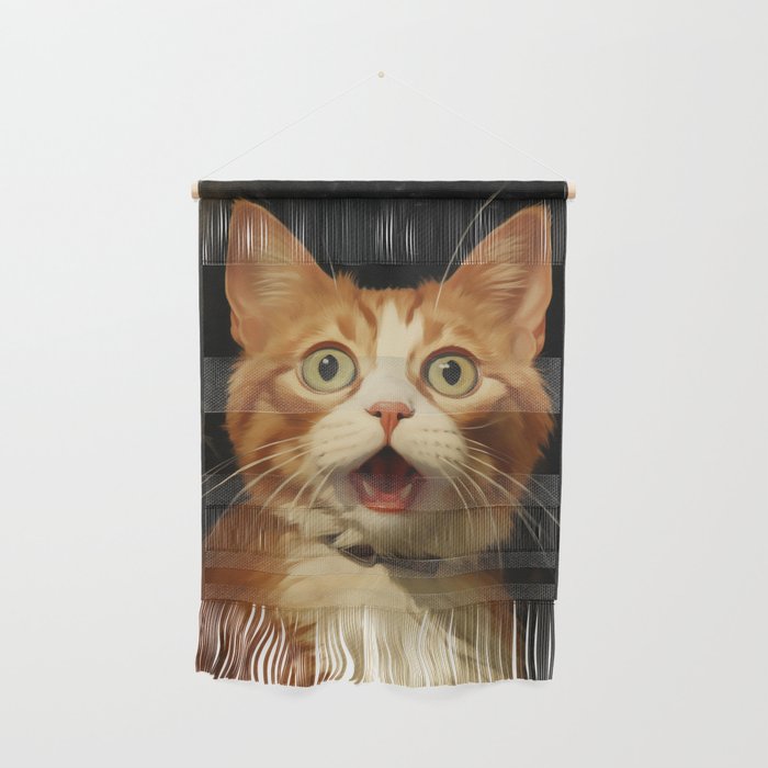 Shocked Cat IV Wall Hanging Gallery Image 1