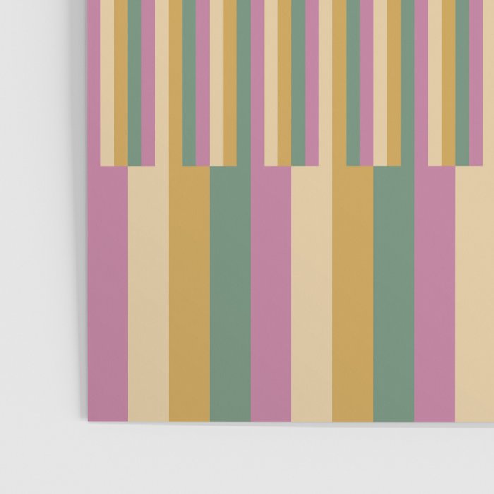 Mixed Stripes Pattern XIII Tropical Summer Poster Gallery Image 3