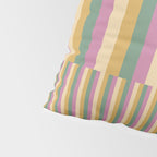 Mixed Stripes Pattern XIII Tropical Summer Pillow Sham Gallery Image 4