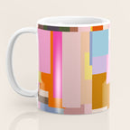 Color Block Print Mid Century Modern Retro Wall Art Geometric Pattern Abstract Coffee Mug Gallery Image 3