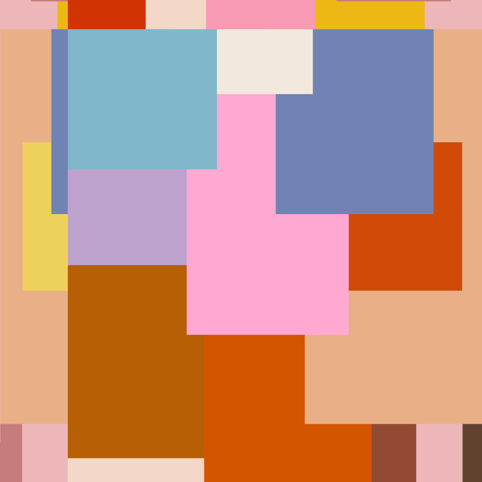 Color Block Print Mid Century Modern Retro Wall Art Geometric Pattern Abstract Coffee Mug Gallery Image 2