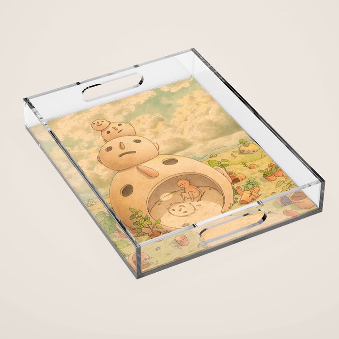 Ruins Acrylic Tray Gallery Image 1