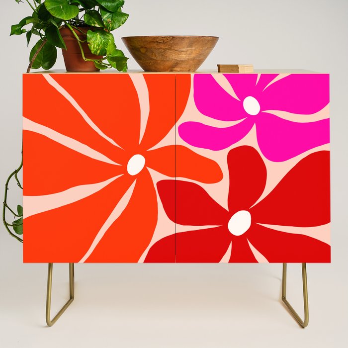 Full Bloom Flower Market  - City of Love Credenza Gallery Image 1