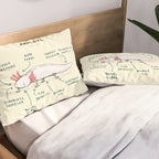 Anatomy of an Axolotl Pillow Sham Gallery Image 2