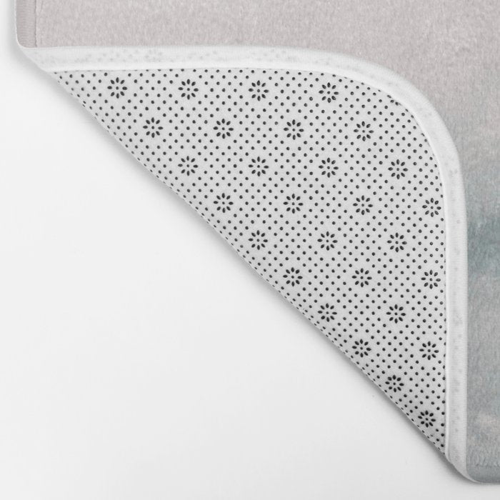 Forest mist beneath the mountain peaks Bath Mat Gallery Image 2
