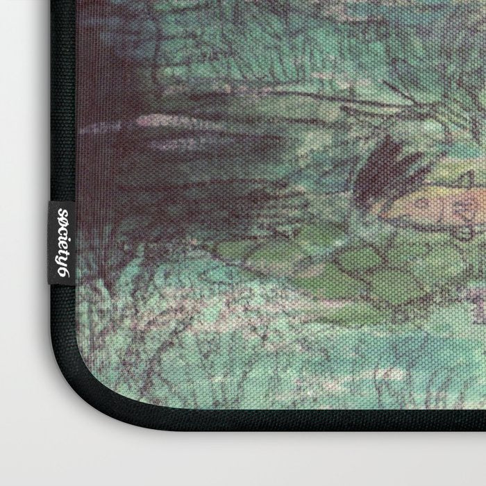 Capybara in the pond Laptop Sleeve Gallery Image 3