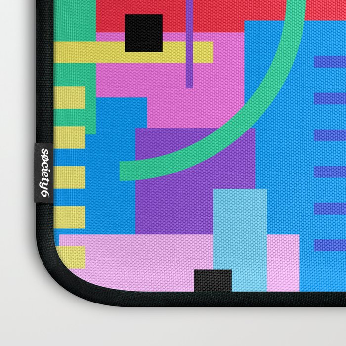 Memphis pattern 131 - 80s / 90s Retro Laptop Sleeve Gallery Image 3