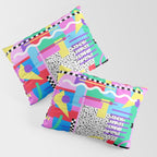 Memphis pattern 131 - 80s / 90s Retro Pillow Sham Gallery Image 3