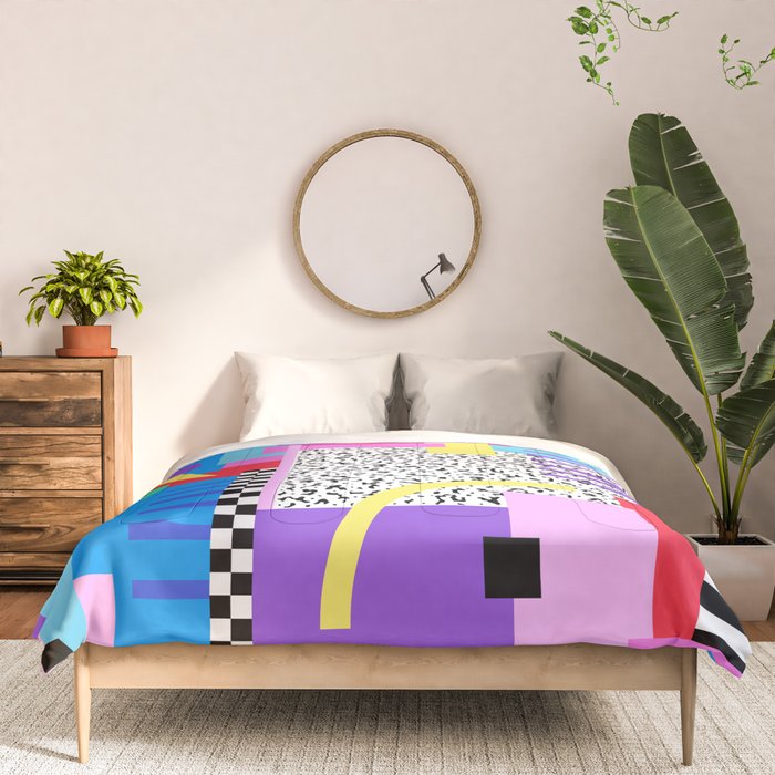 Memphis pattern 131 - 80s / 90s Retro Comforter Gallery Image 3