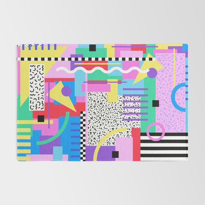 Memphis pattern 131 - 80s / 90s Retro Rug Gallery Image 2