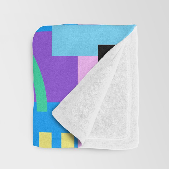 Memphis pattern 131 - 80s / 90s Retro Throw Blanket Gallery Image 3