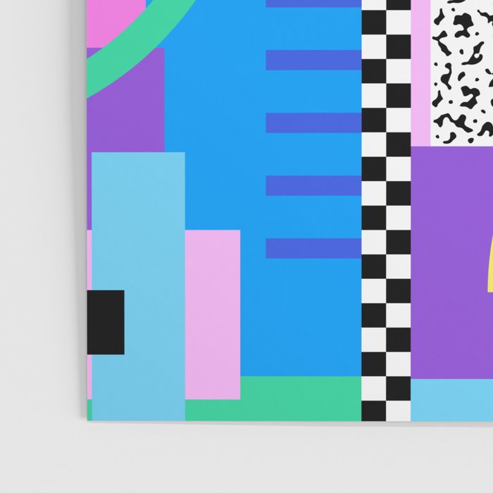 Memphis pattern 131 - 80s / 90s Retro Poster Gallery Image 3