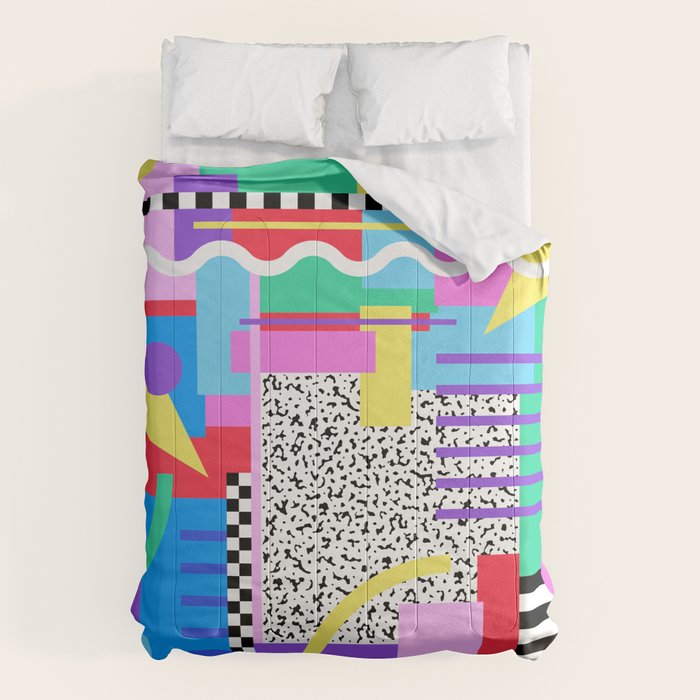 Memphis pattern 131 - 80s / 90s Retro Comforter Gallery Image 6