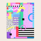Memphis pattern 131 - 80s / 90s Retro Notebook Gallery Image 4