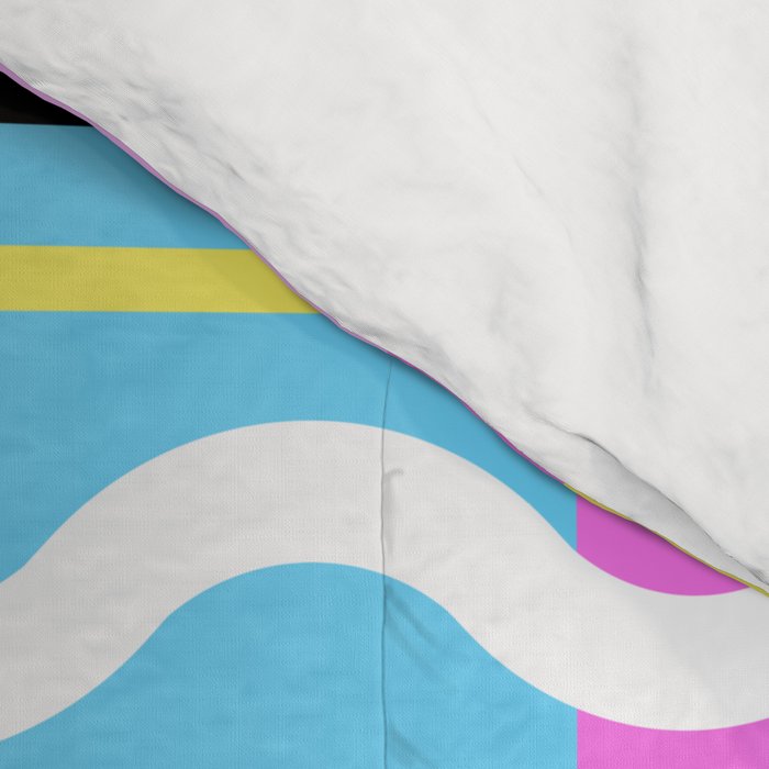 Memphis pattern 131 - 80s / 90s Retro Comforter Gallery Image 4