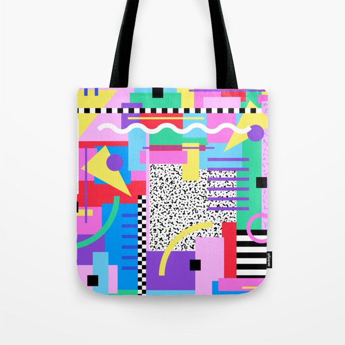 Memphis pattern 131 - 80s / 90s Retro Tote Bag Gallery Image 1