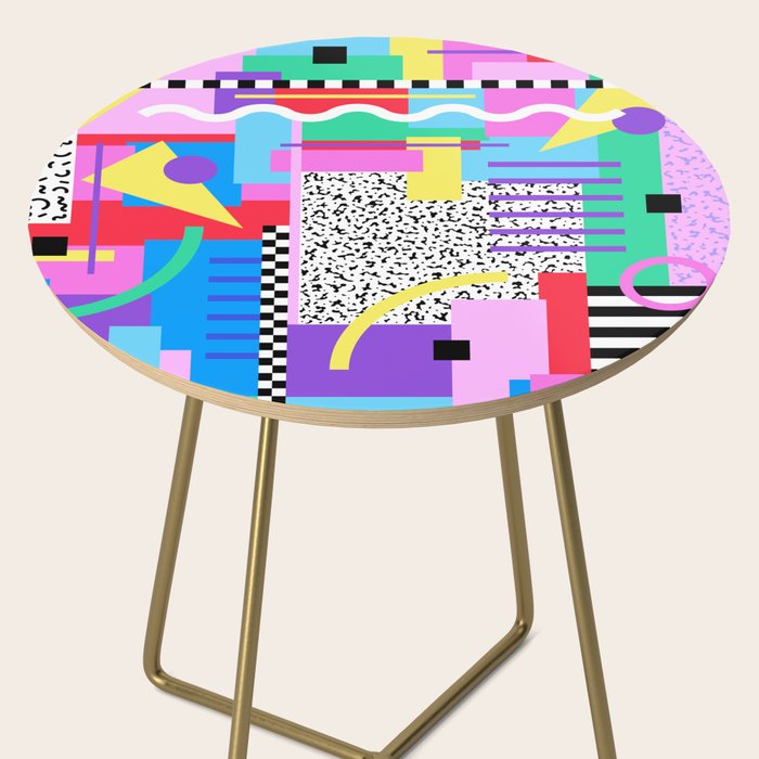 Memphis pattern 131 - 80s / 90s Retro Side Table Gallery Image 2