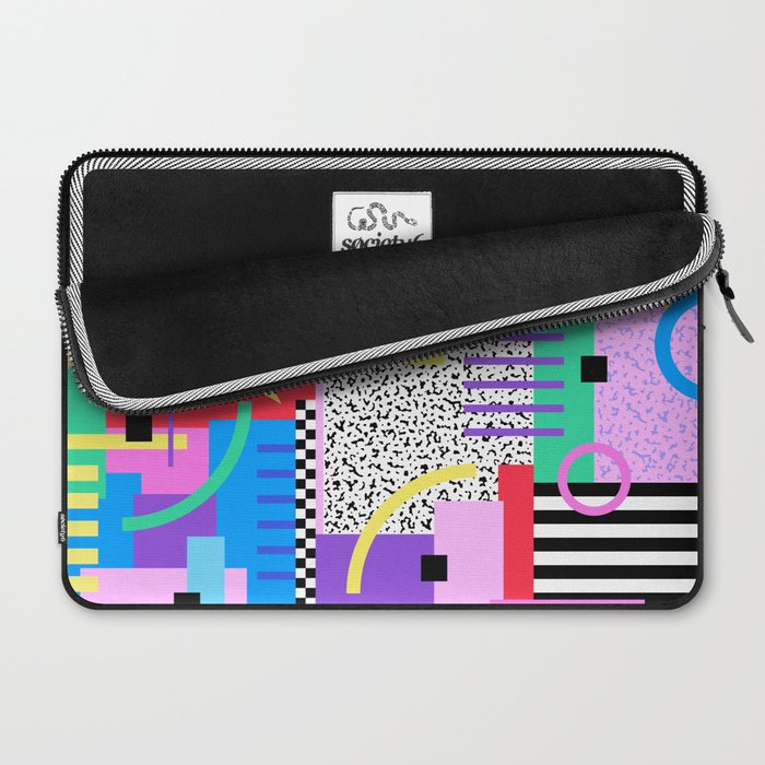 Memphis pattern 131 - 80s / 90s Retro Laptop Sleeve Gallery Image 2