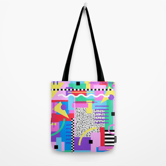 Memphis pattern 131 - 80s / 90s Retro Tote Bag Gallery Image 2