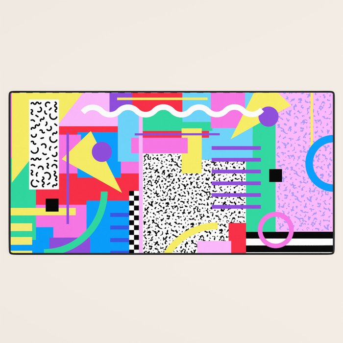 Memphis pattern 131 - 80s / 90s Retro Desk Mat Gallery Image 3