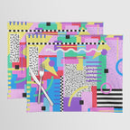 Memphis pattern 131 - 80s / 90s Retro Placemat Gallery Image 1