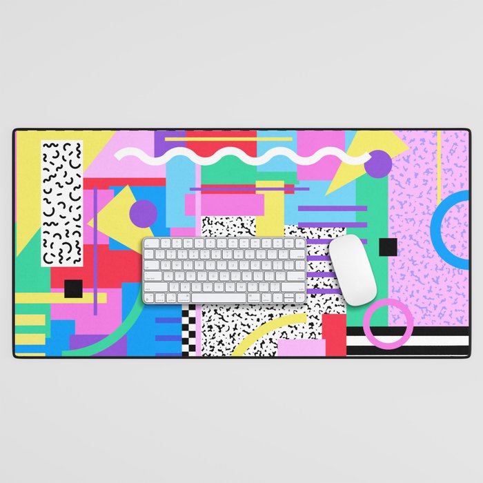 Memphis pattern 131 - 80s / 90s Retro Desk Mat Gallery Image 1