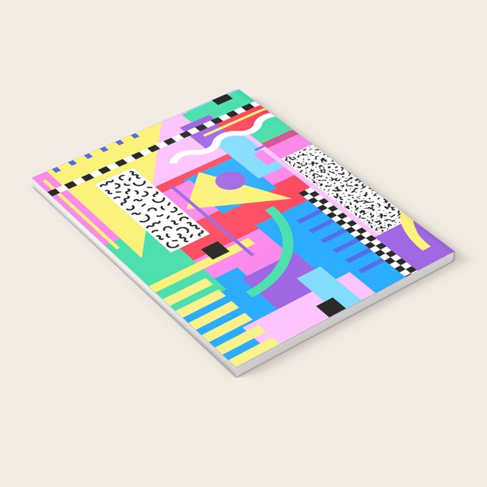 Memphis pattern 131 - 80s / 90s Retro Notebook Gallery Image 3