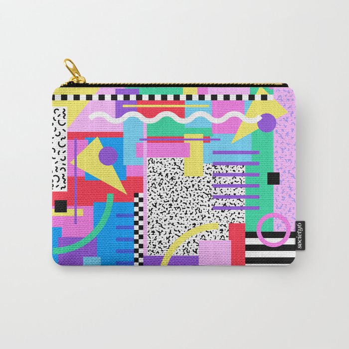 Memphis pattern 131 - 80s / 90s Retro Carry All Pouch Gallery Image 1